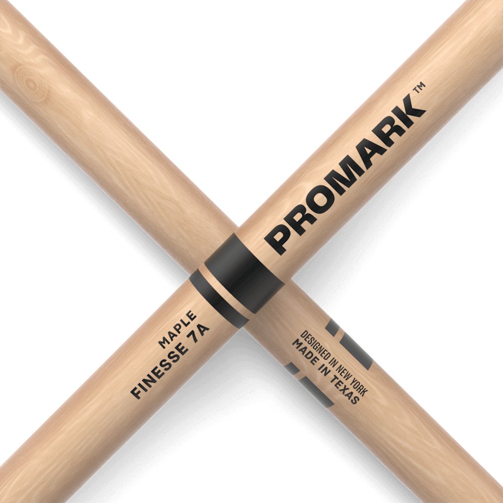 Promark - Maple Finesse Drum Sticks 7A - La Boîte Musicale - Drum Sticks - D'addario -