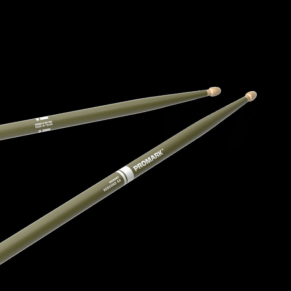 Promark - Rebound 5A Painted Hickory Army Green - La Boîte Musicale - La Boîte Musicale -