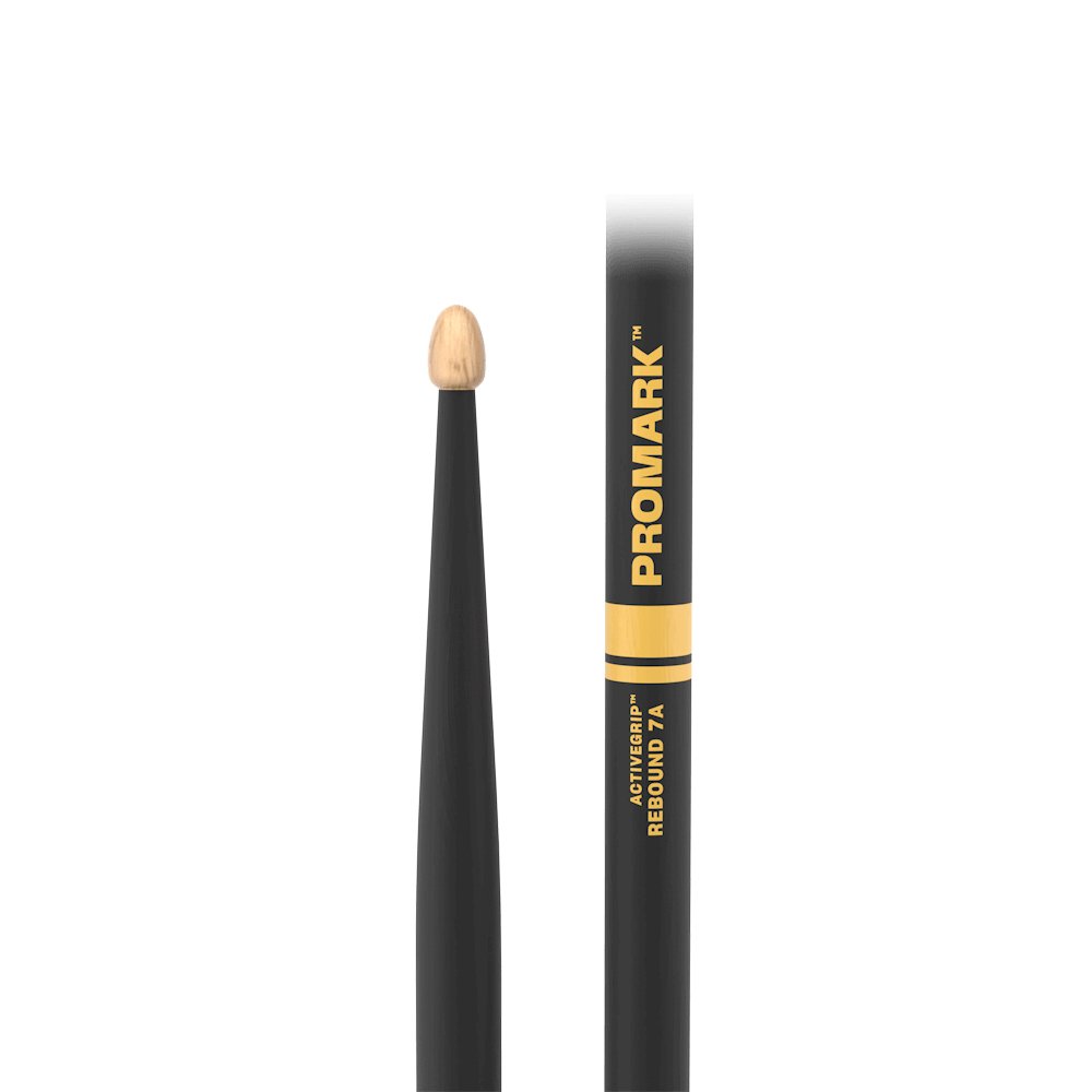Promark - Rebound 7A Wood Tip Activre Grip Drumsticks - La Boîte Musicale - Drum Sticks - D'addario -