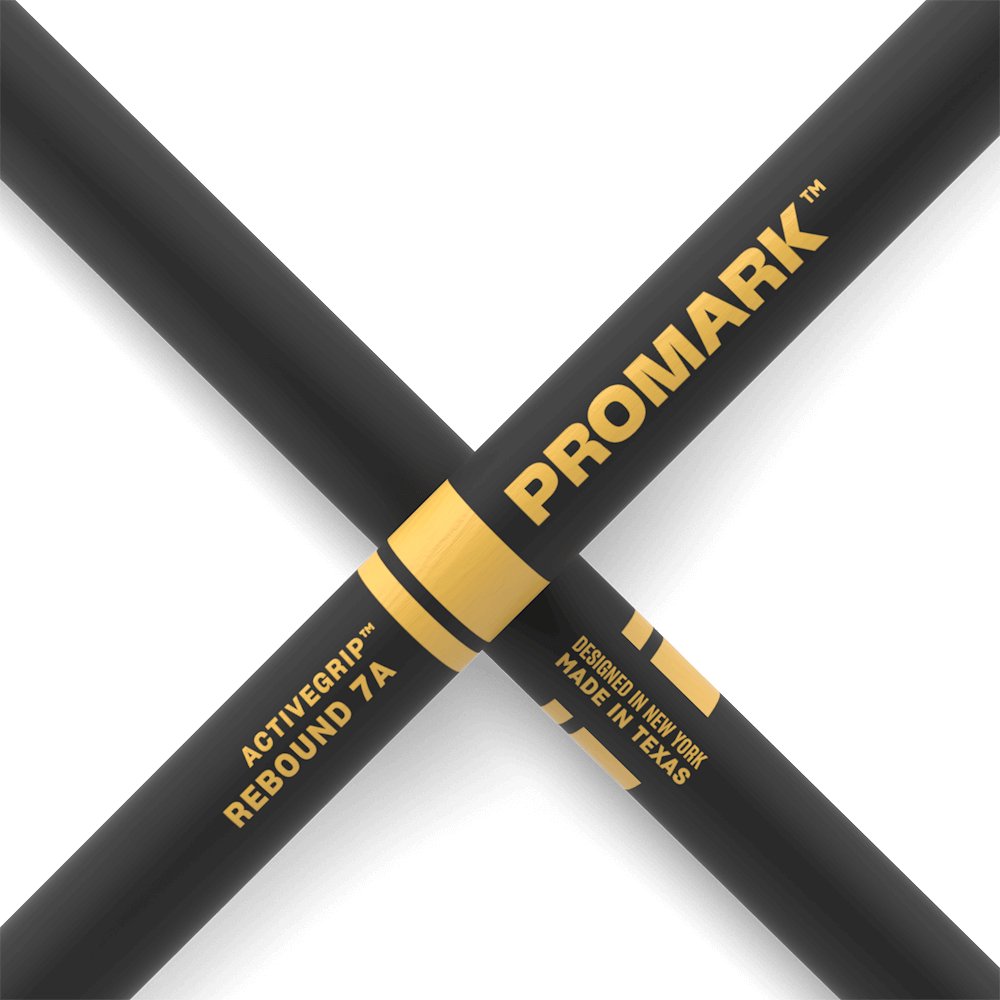 Promark - Rebound 7A Wood Tip Activre Grip Drumsticks - La Boîte Musicale - Drum Sticks - D'addario -
