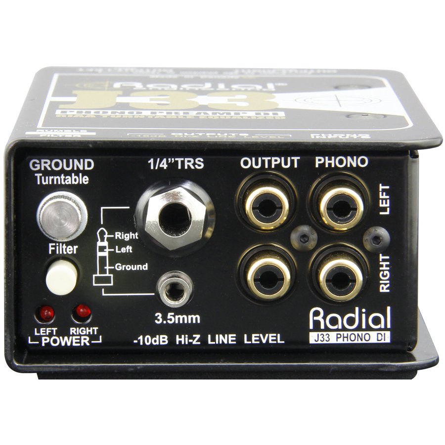 Radial J33 phono preamp - La Boîte Musicale - Radial -