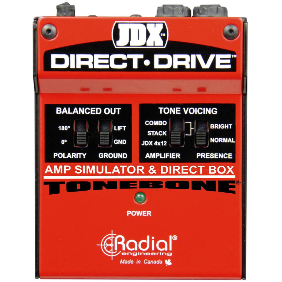 Radial JDX direct drive DI amp simulateur - La Boîte Musicale - Radial -