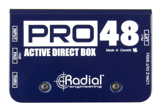 Radial - Pro48 DI Active Direct Box - La Boîte Musicale - Radial -