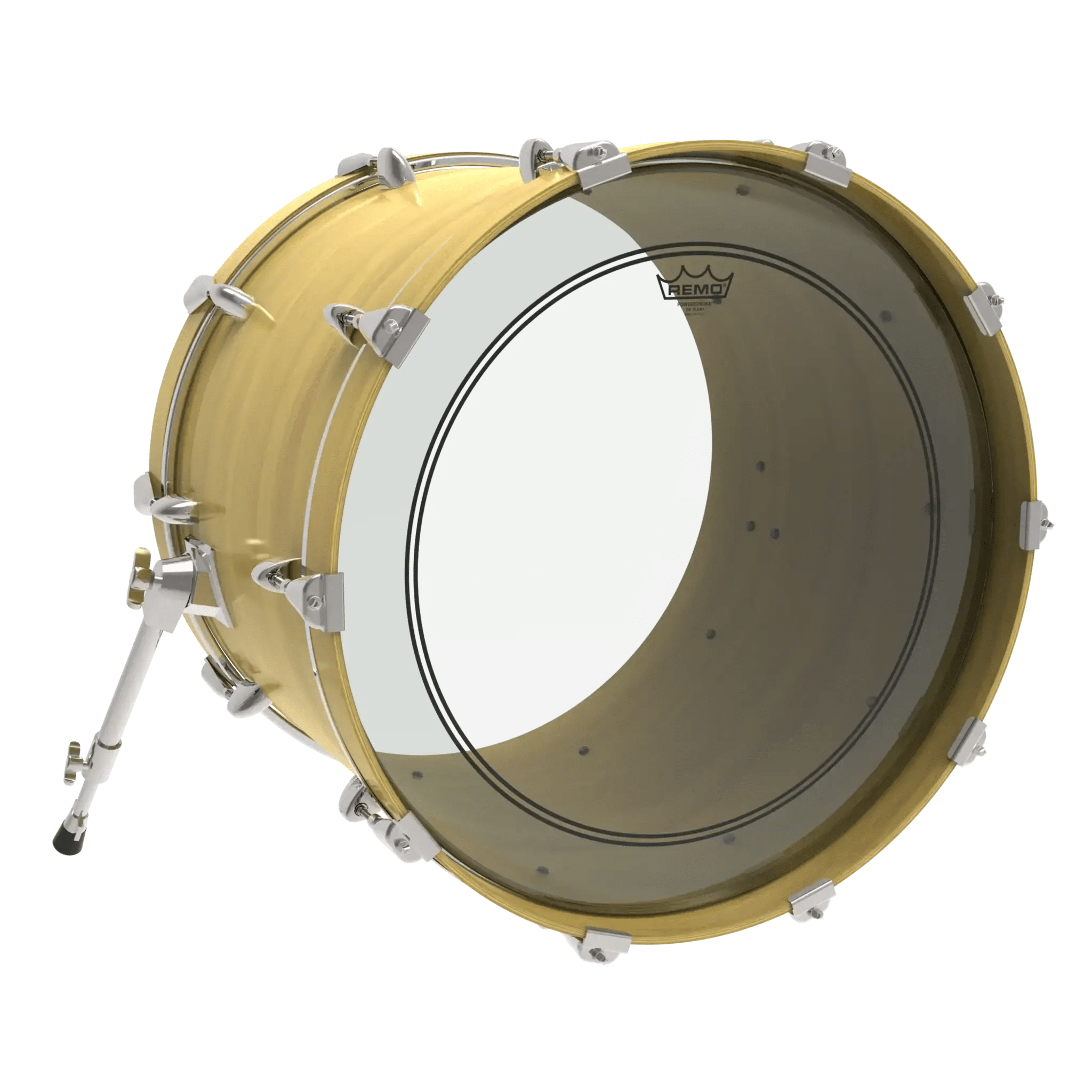 Remo - Powerstroke 3 Bass Drumhead - 22 - Clear - La Boîte Musicale - Drum Heads - Remo -