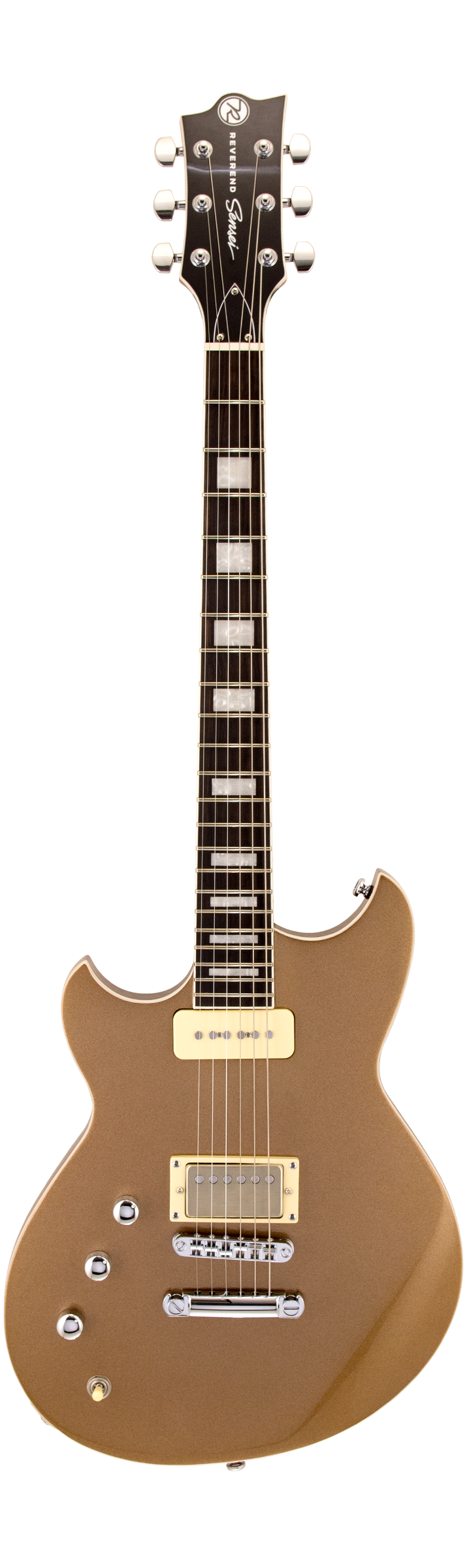 Reverend Sensei H90 Left-Handed - Metallic Bronze - front view