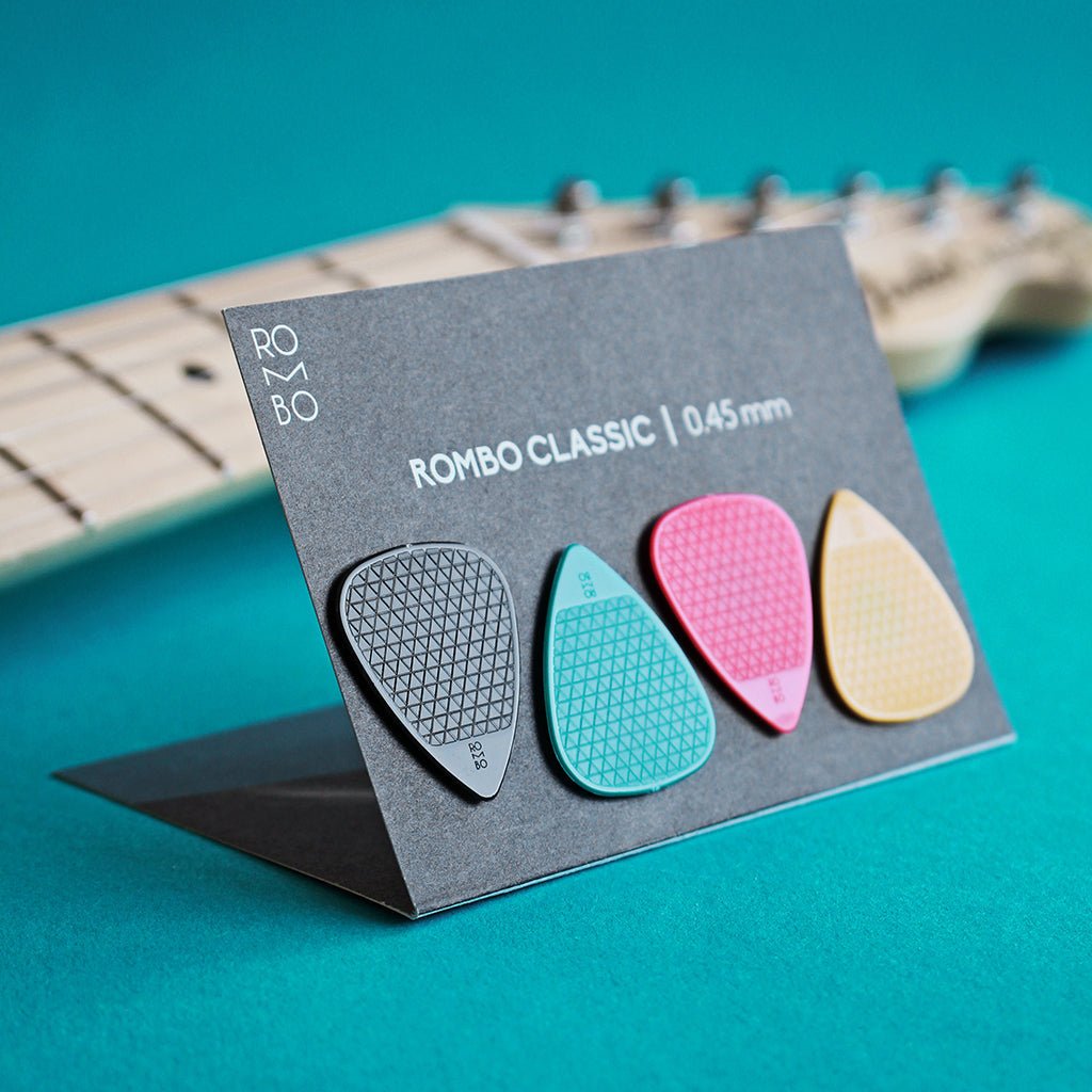 Rombo - Guitar Pick set Rombo Classic (4) - 0 - 45 MM - La Boîte Musicale - Rombo Picks -