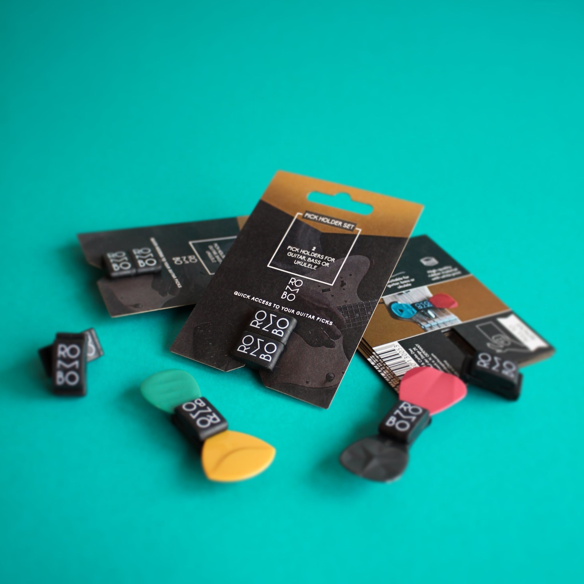 Rombo - Pick Holder Sets (2 pick holders) - La Boîte Musicale - Rombo Picks -