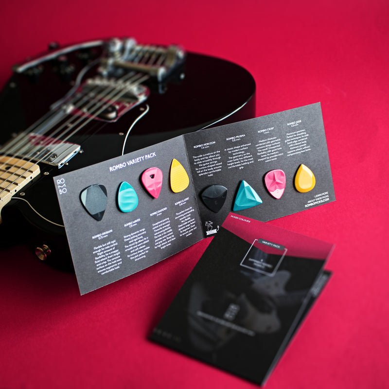 Rombo - Variety Pack (8 Guitar picks) - La Boîte Musicale - Rombo Picks -