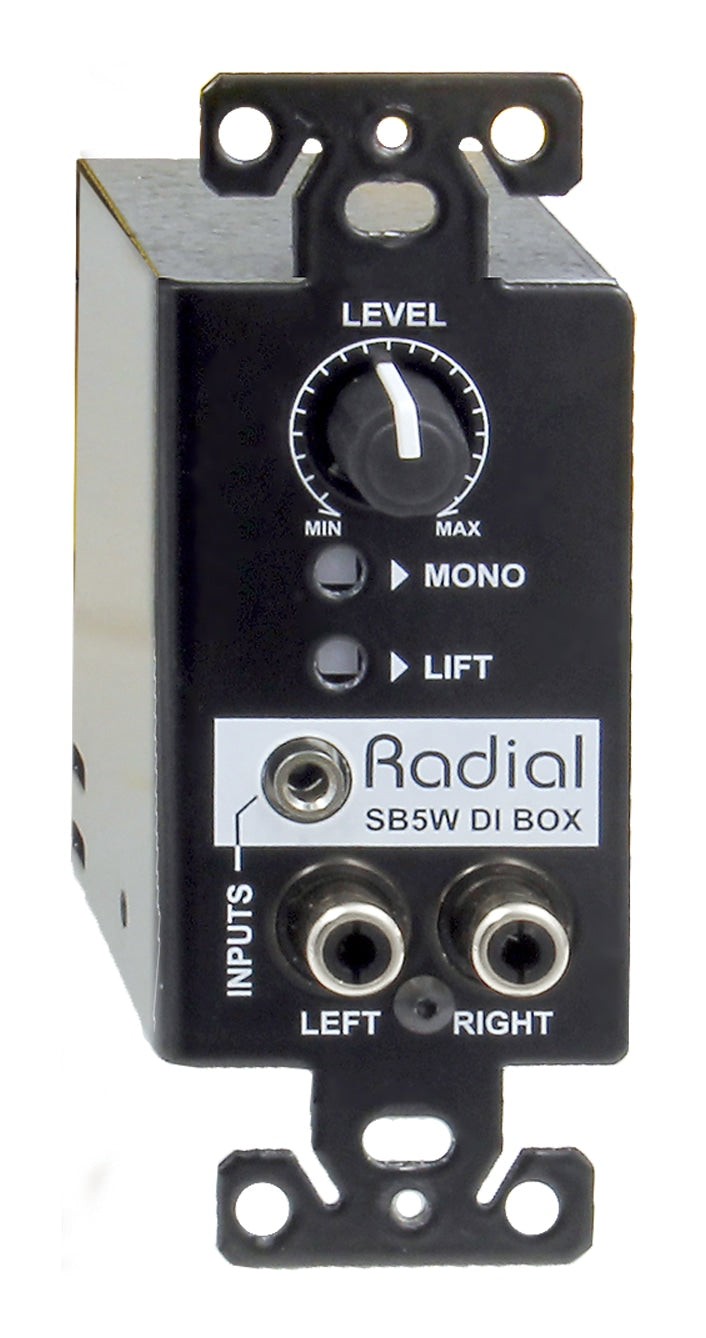 Radial SB-5W Wall DI - Wall-mount Stereo Direct Box - product view 2