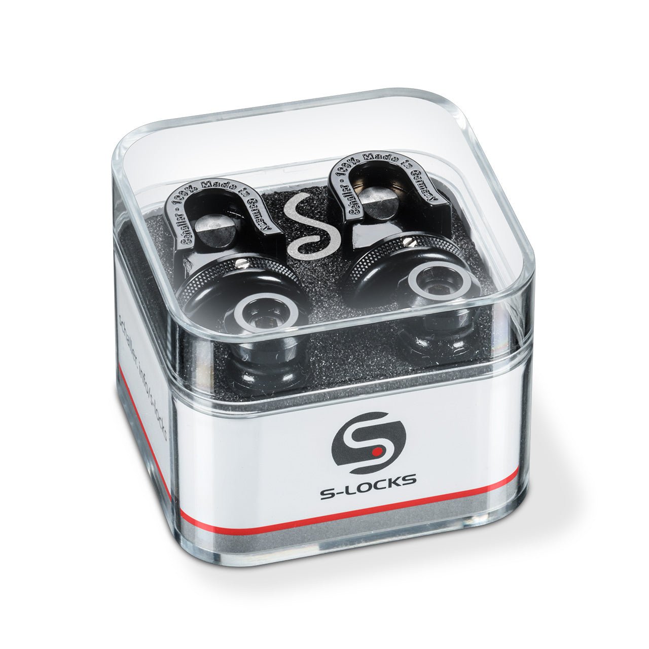 Schaller - S - Lock Strap Locks (2 pieces) - Black - La Boîte Musicale - S - Locks - schaller -