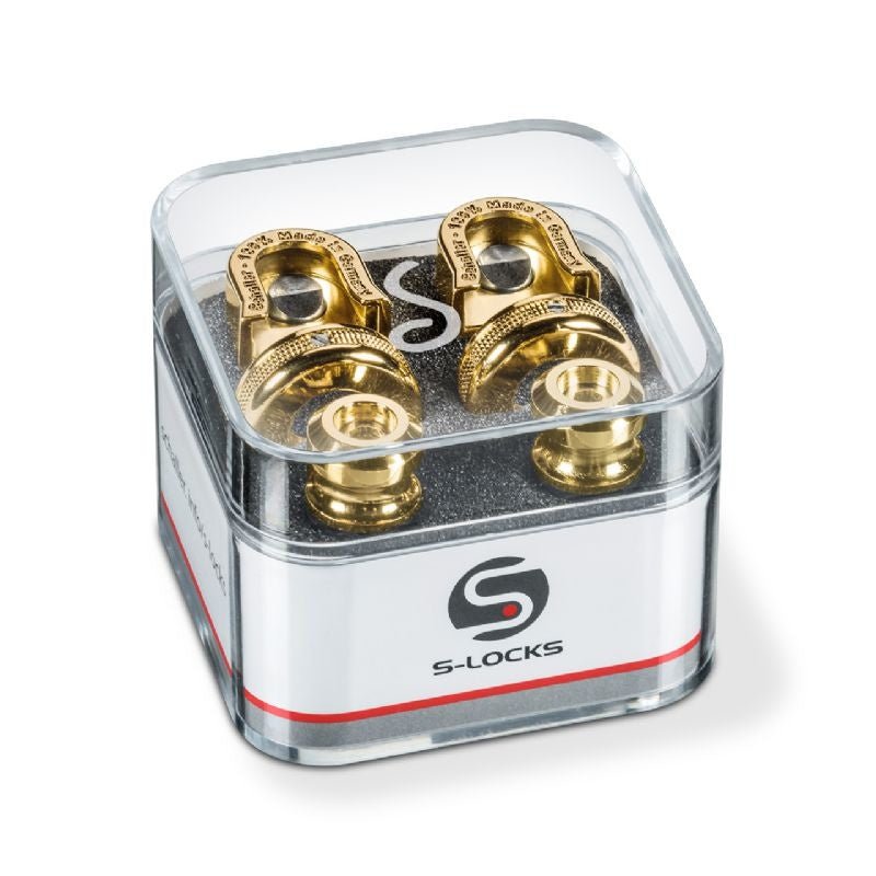 Schaller S - Lock Strap Locks (2 pieces) - Gold - La Boîte Musicale - S - Locks - schaller -