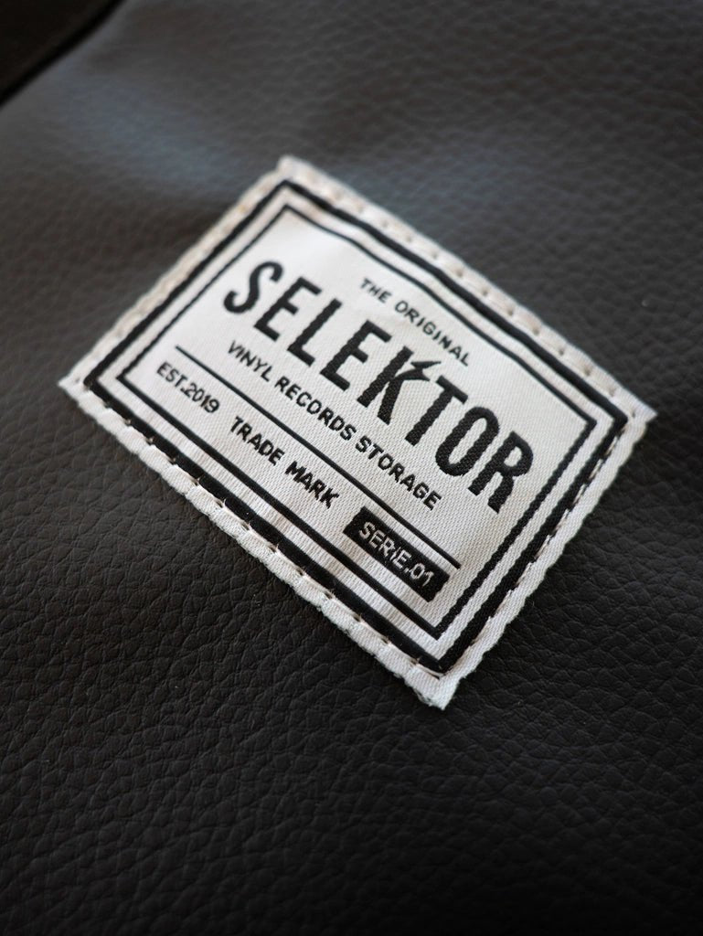 Selektor - Classic Bag x 30 LP 12 Black - Vegan Leather - La Boîte Musicale - Record Bag - Selektor -