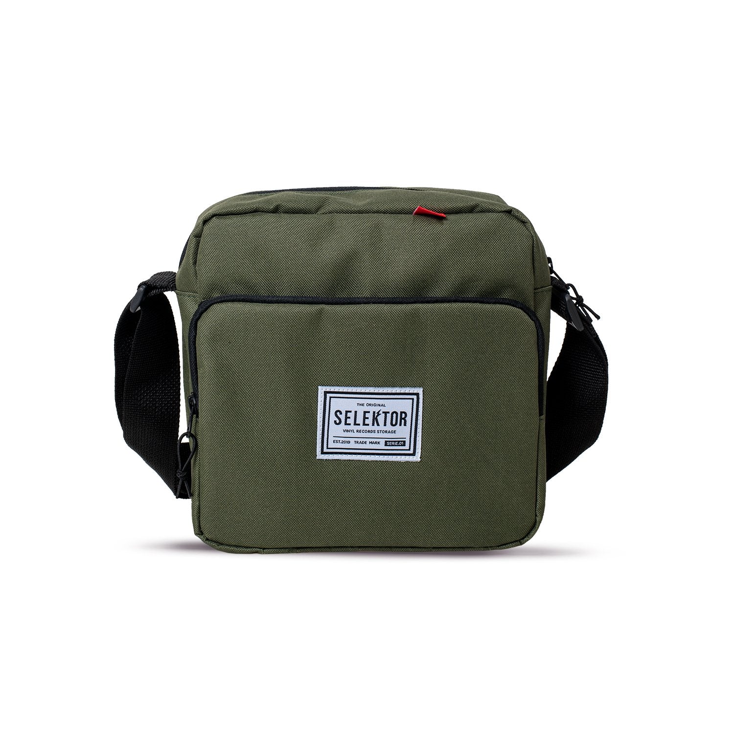 Selektor - Crossbody Bag x 40 Single 7 Green - La Boîte Musicale - Record Bag - Selektor -