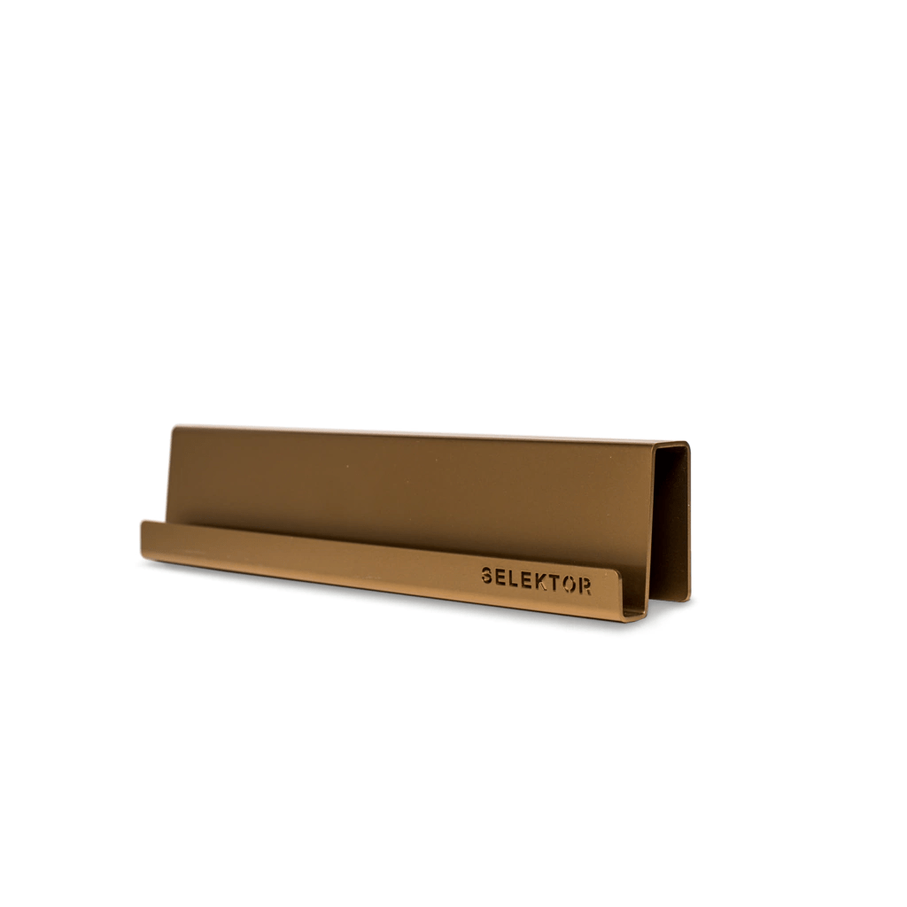 Selektor - Now Playing Vinyl Stand Gold - La Boîte Musicale - Turntable Accessories - Selektor -