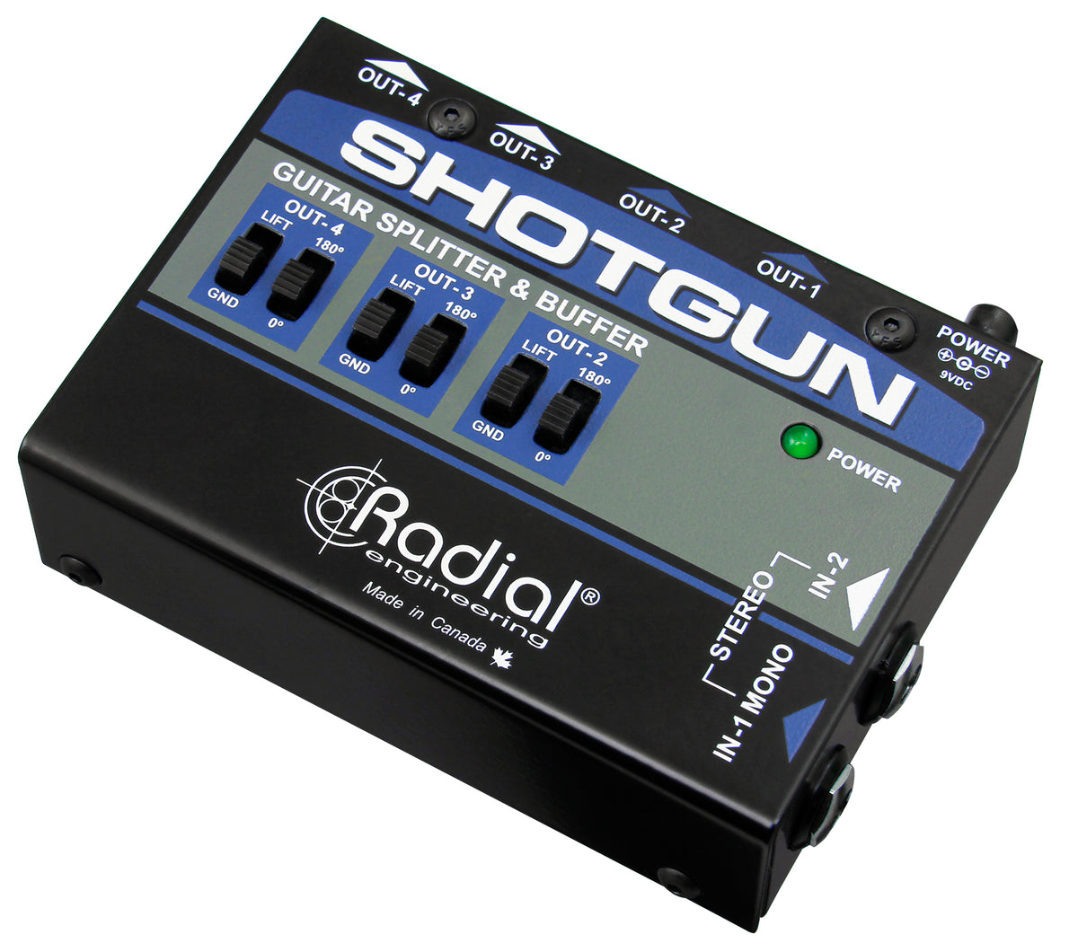 Radial Shotgun - Instrument Buffer & Splitter - product view 3