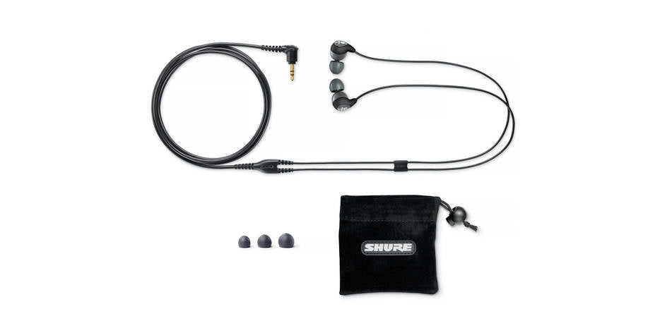 Shure SE112 Sound Isolating Earphones Grey - La Boîte Musicale - Isolating Earphones - Shure -