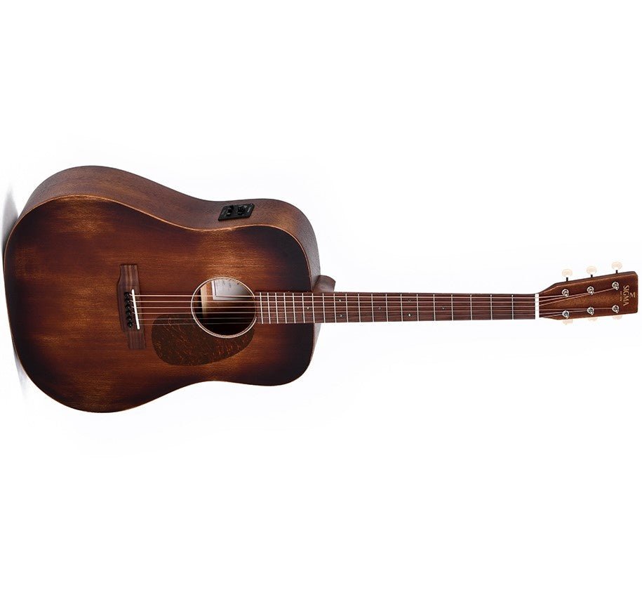 Sigma DM - 15E - AGED Aged Dreadnought Acoustic / Electric Guitar - La Boîte Musicale - Acoustic Guitars - Sigma -