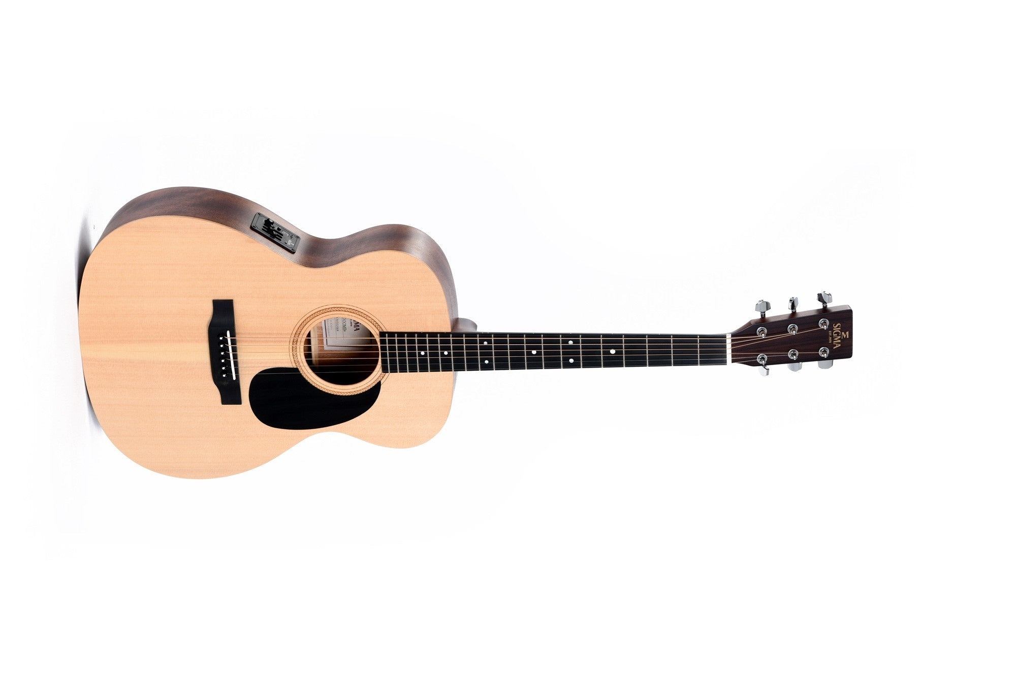 Sigma Guitars - Auditorium Acoustic Electric Guitar - Natural - La Boîte Musicale - Acoustic Guitars - Sigma -