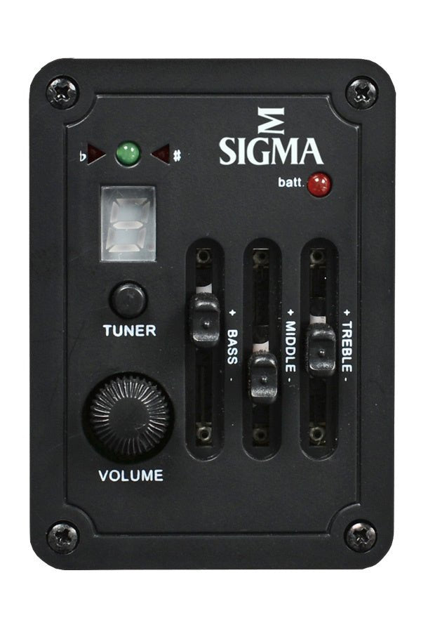 Sigma Guitars - Auditorium Acoustic Electric Guitar - Natural - La Boîte Musicale - Acoustic Guitars - Sigma -
