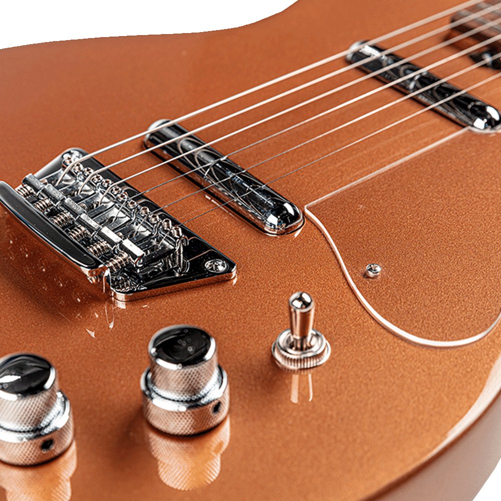 Silvertone - 1303 CM Single Cut Bolt - on Lipstic Pickups - La Boîte Musicale - Electric Guitars - Silvertone -