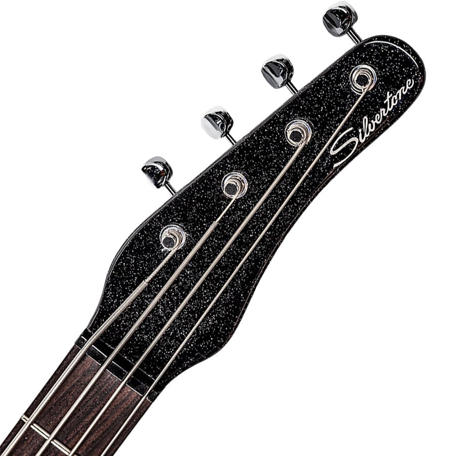 Silvertone - Short Scale Bass - Lipstick Pickups - 24F - La Boîte Musicale - Bass Guitar - Silvertone -