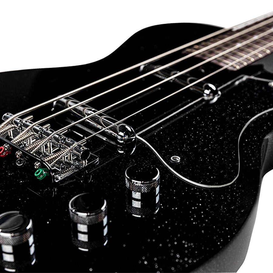 Silvertone - Short Scale Bass - Lipstick Pickups - 24F - La Boîte Musicale - Bass Guitar - Silvertone -