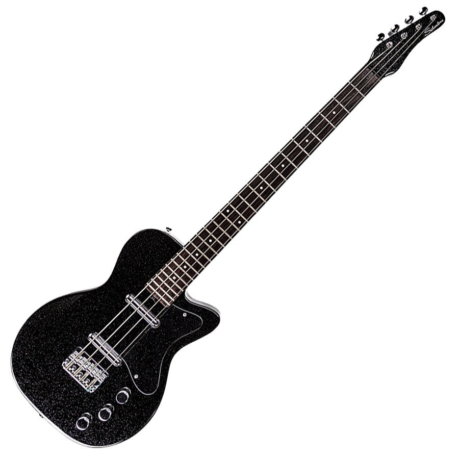 Silvertone - Short Scale Bass - Lipstick Pickups - 24F - La Boîte Musicale - Bass Guitar - Silvertone -