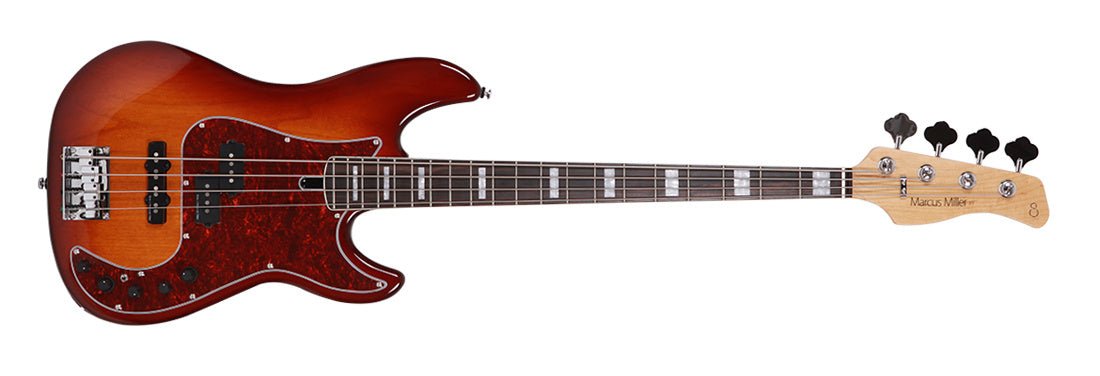 Sire Bass Guitars Marcus Miller - P7 4st (Alder) 2nd Generation Bass - Tobacco Sunburst - La Boîte Musicale - Sire USA -