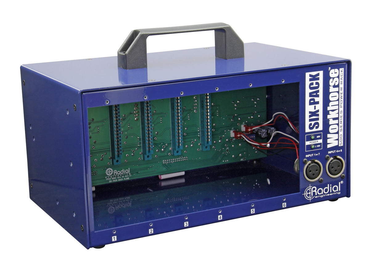 Radial SixPack - 6-Slot Desktop Power Rack - product view 1