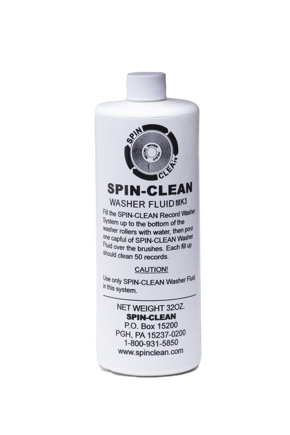 Spin Clean - 32 oz. Bottle Spin - Clean® Record Washer Fluid - La Boîte Musicale - Turntable Accessories - Spin Clean -