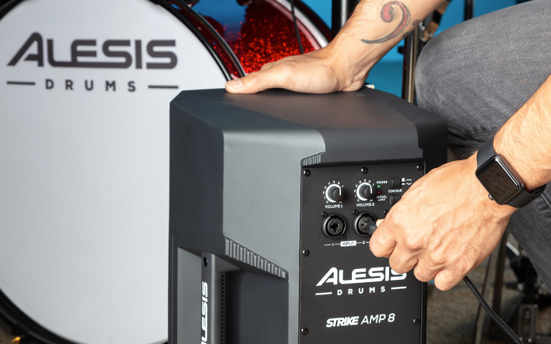 Alesis - Strike Amp 8 2000-watt Bluetooth Powered Drum Amplifier