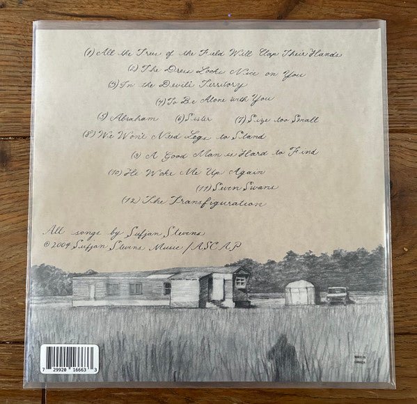 Sufjan Stevens - Seven Swans, Silver Vinyl, 20th Ann. Ed. - La Boîte Musicale - Vinyl Records - La Boîte Musicale -