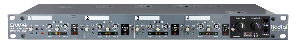 Radial SW4 - 4-Channel Switcher - product view 2