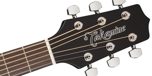 Takamine - Dreadnought Acoustic Guitar - Black - La Boîte Musicale - Acoustic Guitars - Takamine -