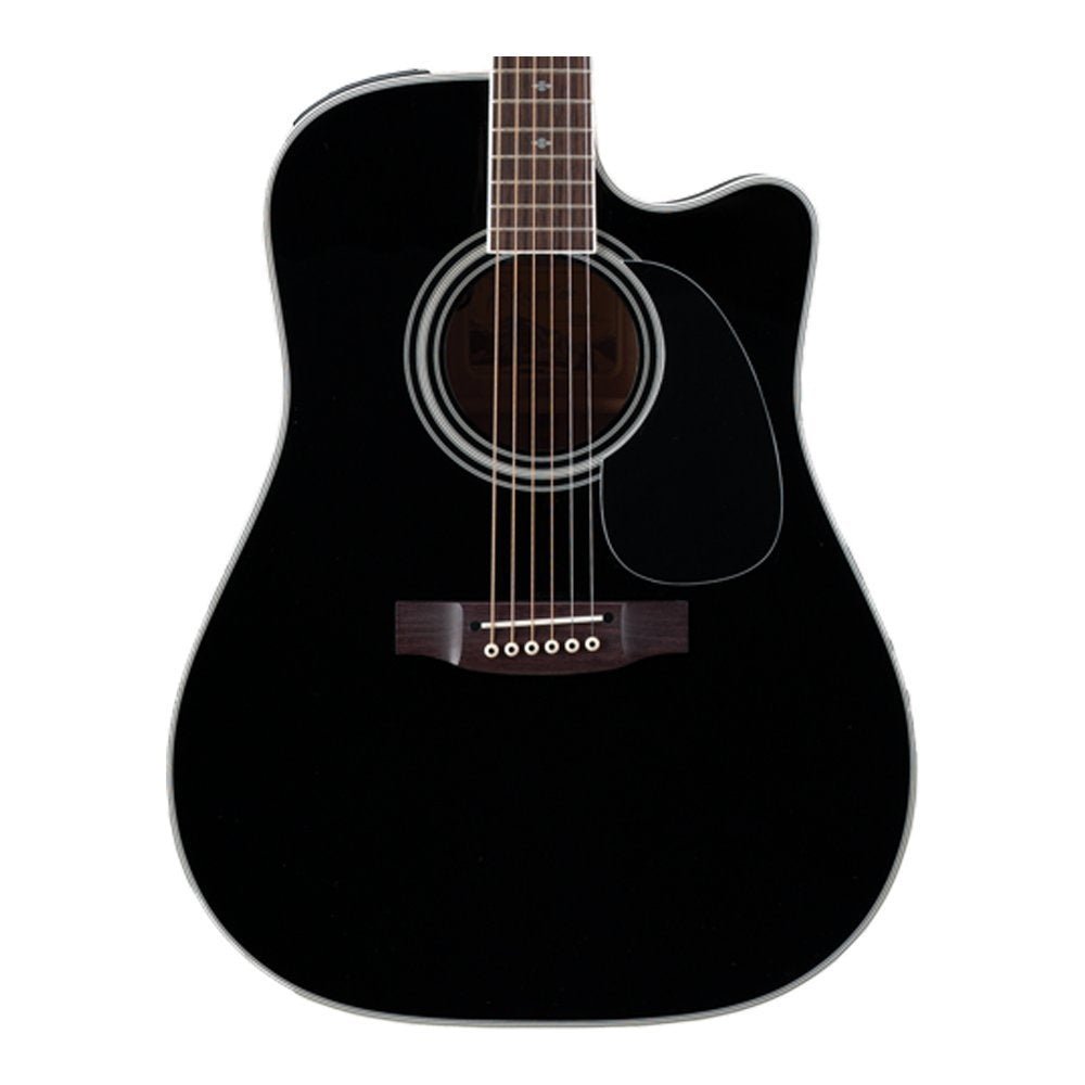 Takamine electro - acoustic Pro Series EF341SC Dreadnought - black w/ case - La Boîte Musicale - Acoustic Guitars - Takamine -