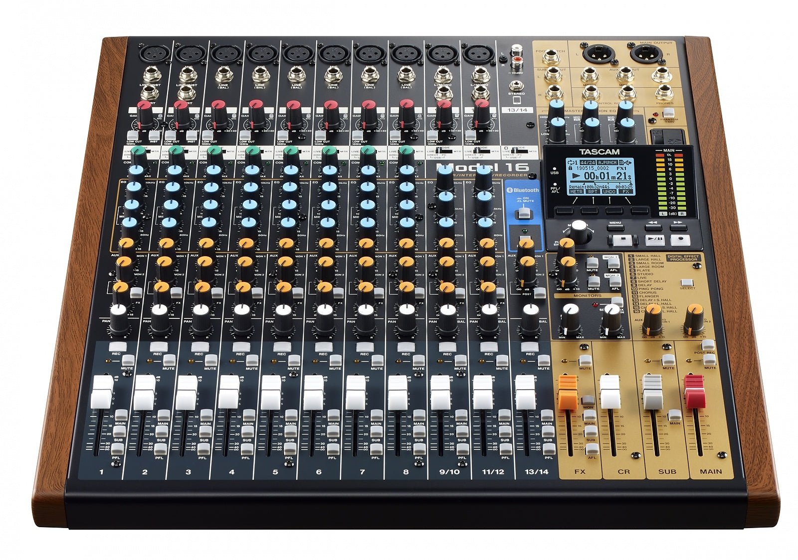 Tascam - 14 - Channel Analogue Mixer With 16 - Track Digital Recorder - La Boîte Musicale - Mixers - Tascam -