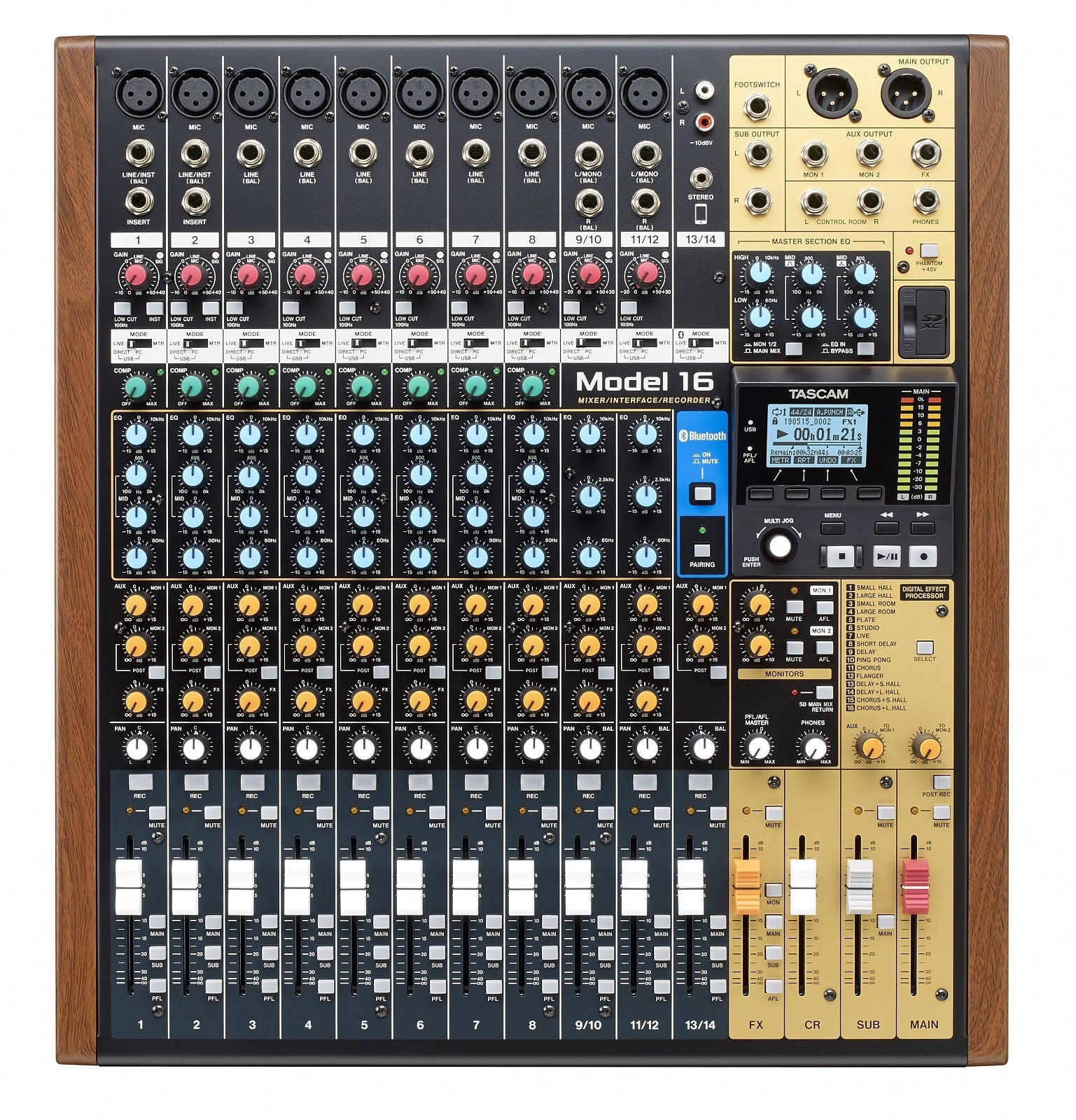Tascam - 14 - Channel Analogue Mixer With 16 - Track Digital Recorder - La Boîte Musicale - Mixers - Tascam -
