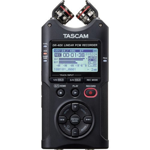 Tascam - Four - Track Digital Audio Recorder and USB Audio Interface - La Boîte Musicale - Recorder - Tascam -