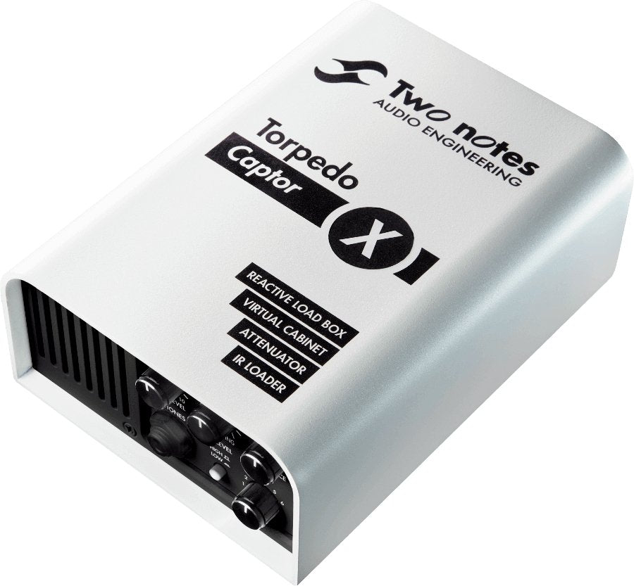 Torpedo Captor X - 8Ω load box - attenuator - cabinet simulator - IR loader - La Boîte Musicale - Attenuators - Two notes -