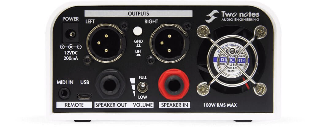 Torpedo Captor X - 8Ω load box - attenuator - cabinet simulator - IR loader - La Boîte Musicale - Attenuators - Two notes -