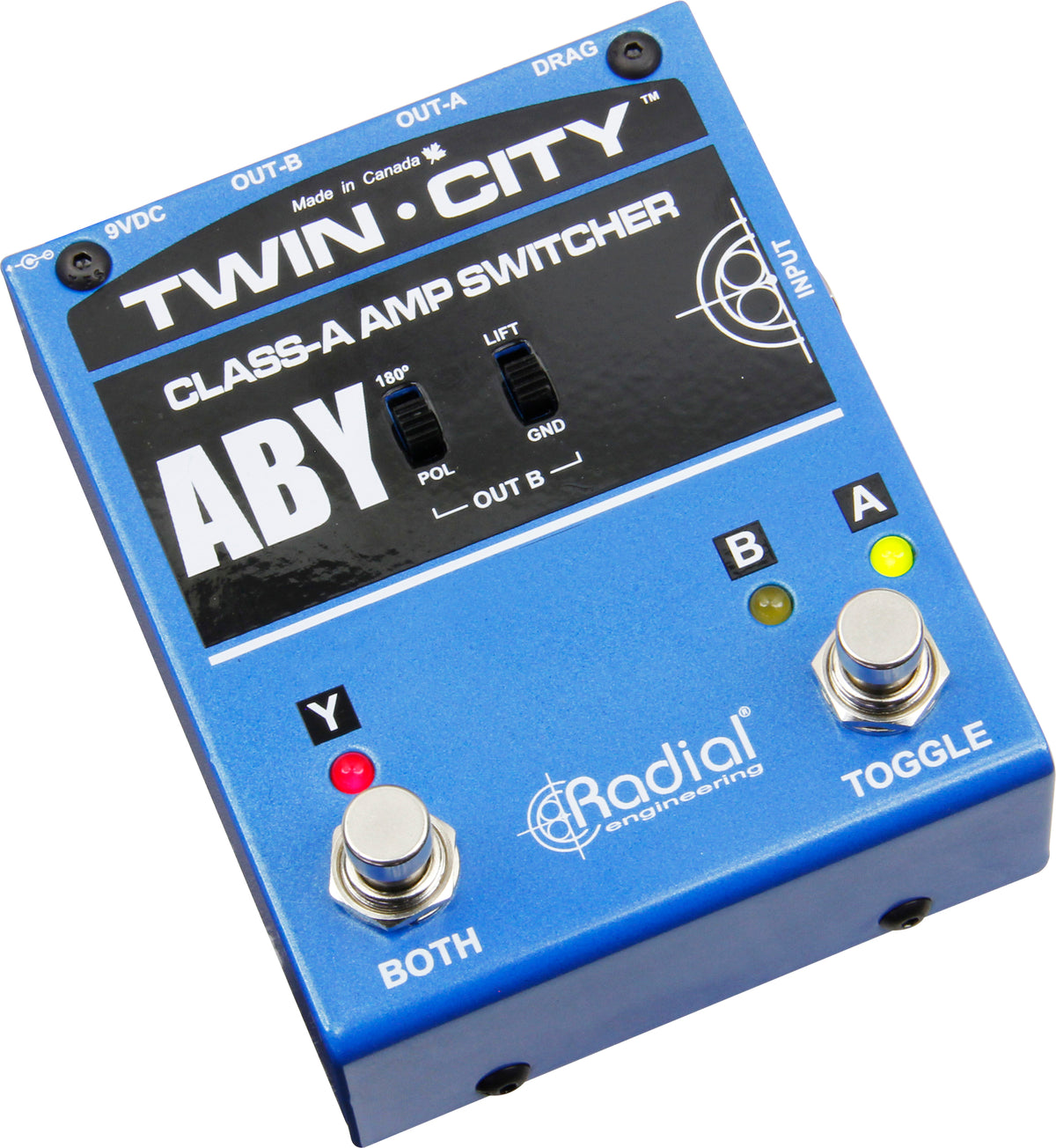 Radial Twin City - Active Amp Switcher - product view 2