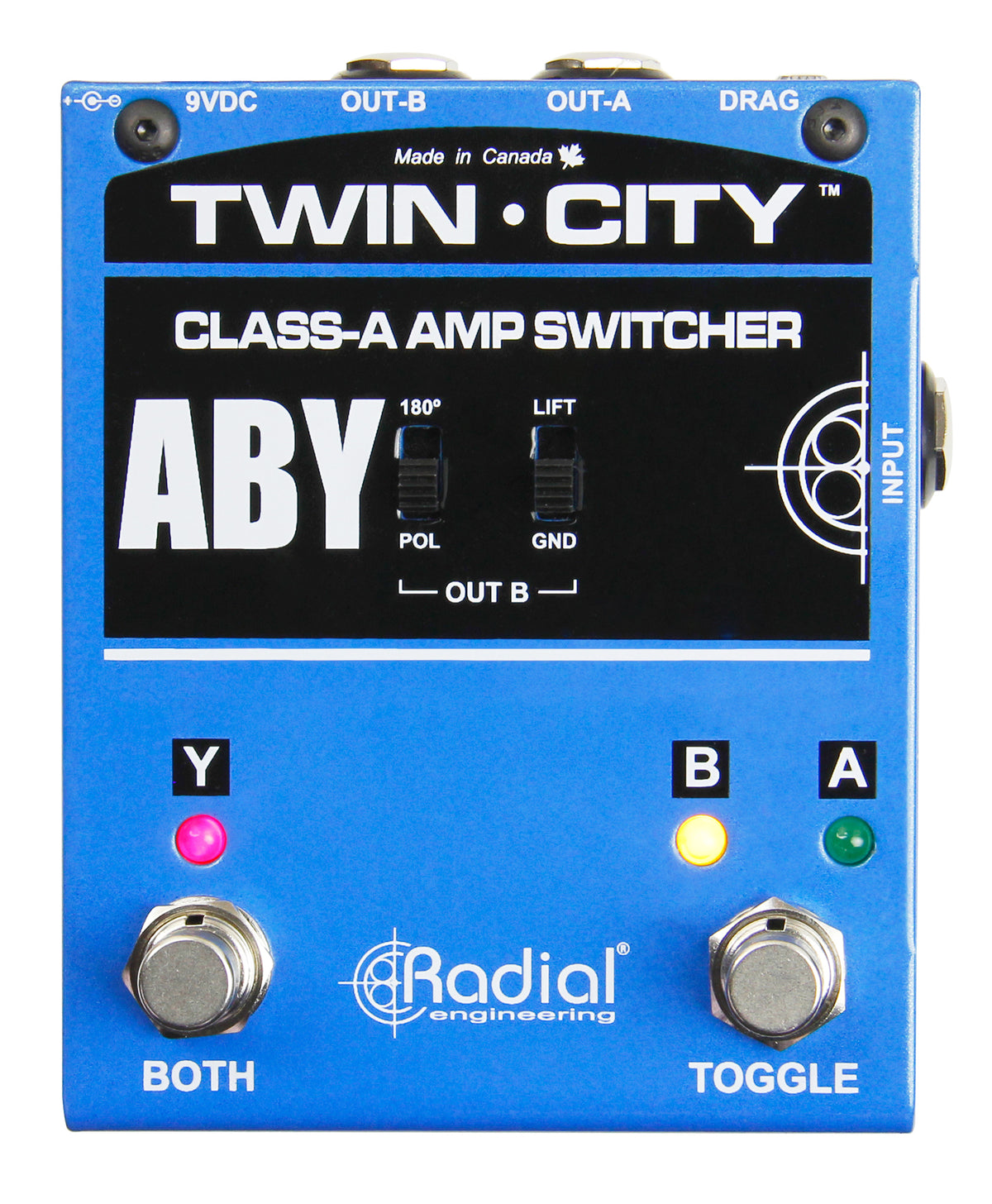 Radial Twin City - Active Amp Switcher - product view 1
