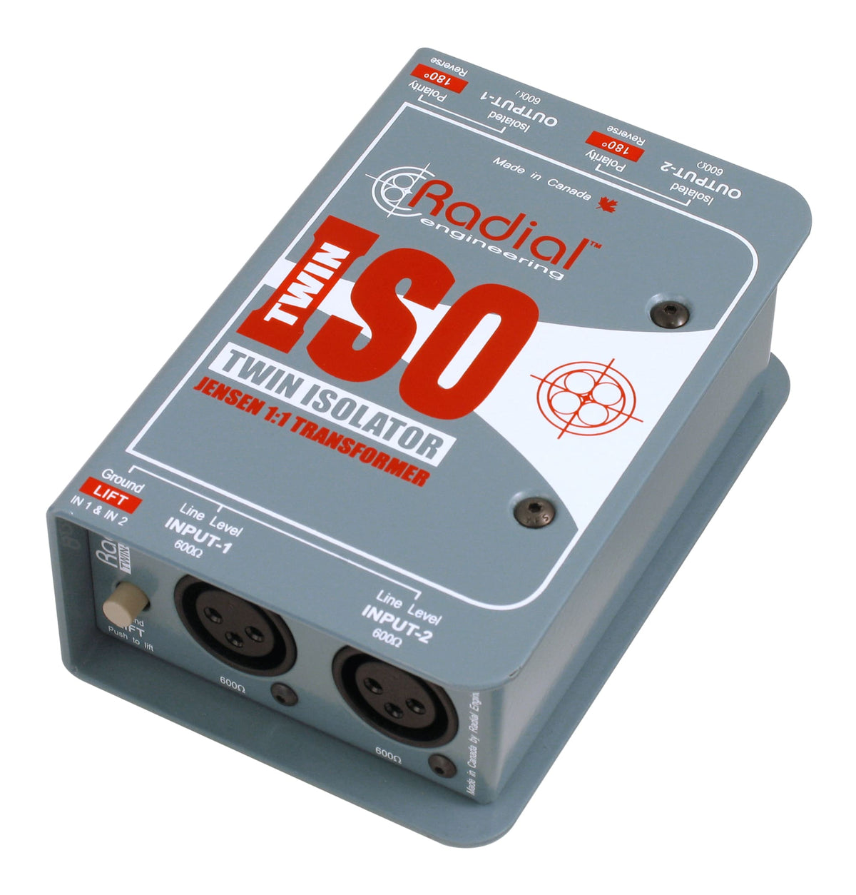 Radial Twin-Iso - Line Level Isolator - product view 2