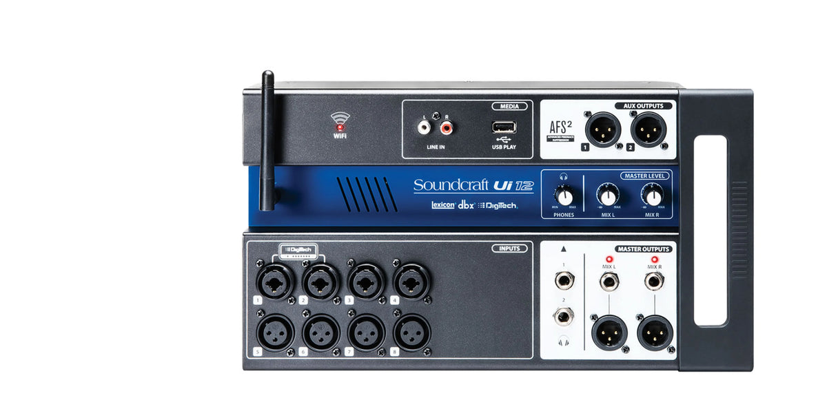 Soundcraft UI-12-US - 12-Input Remote-Controlled Digital Mixer - alternate view