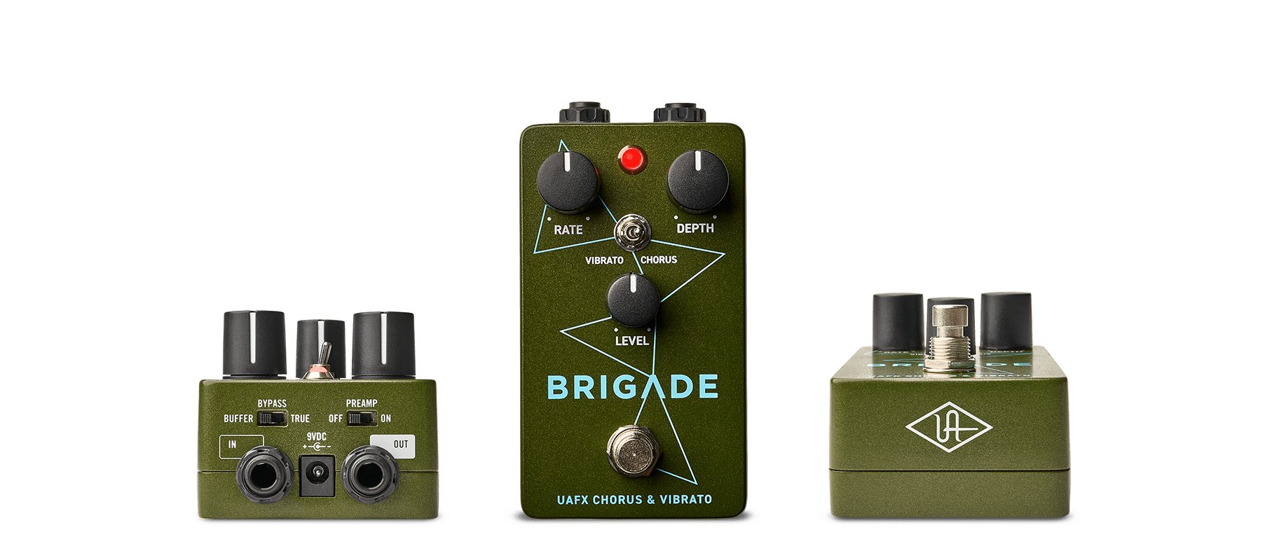 Universal Audio - Brigade Chorus & Vibrato Pedal - La Boîte Musicale - Chorus - Universal Audio -