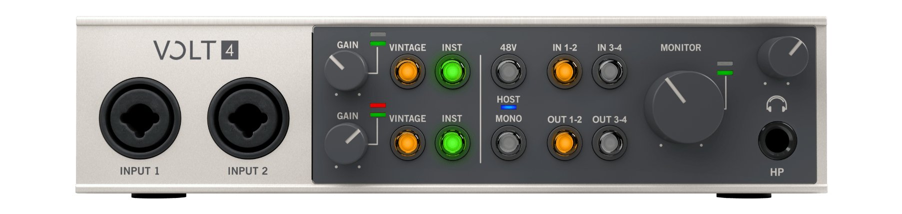 Universal Audio - Volt 4 Interface - La Boîte Musicale - La Boîte Musicale -