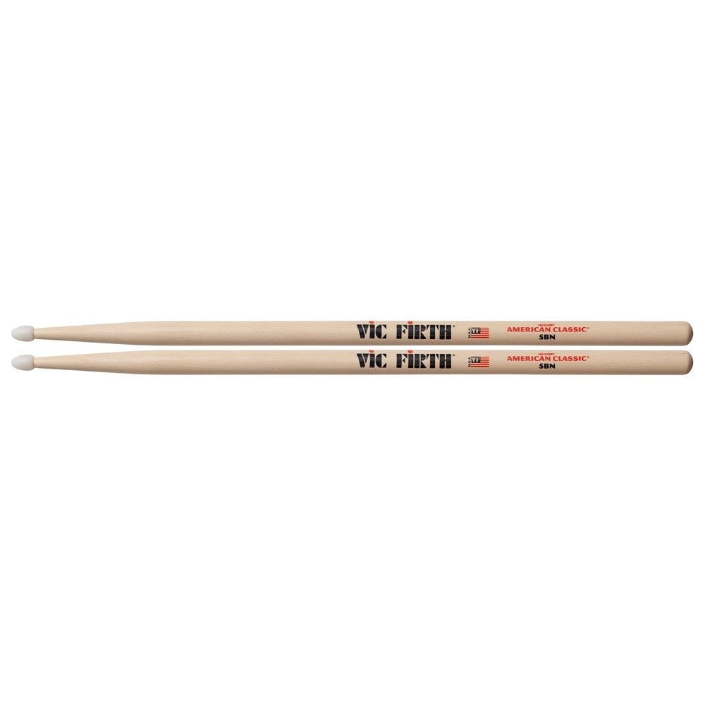Vic Firth - American Classic 5BN Drumsticks - Nylon Tip - La Boîte Musicale - La Boîte Musicale -