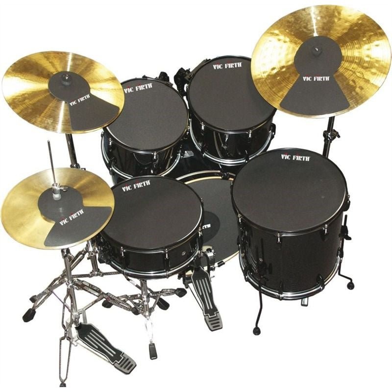 Vic Firth - Drum & Cymbal Mute Prepack – 10” - 12” - 14” - 16 - 22 - Hihat And Cymbals (2) - La Boîte Musicale - Drum Accessories - Vic Firth -