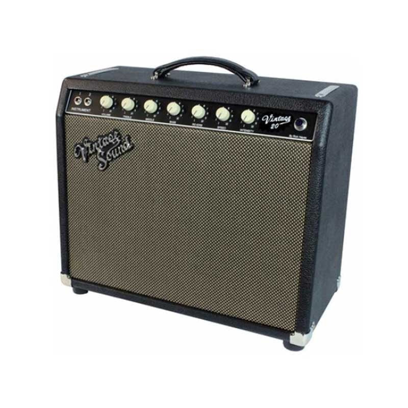 Vintage Sound Amps - Vintage 20 (20 watt AA1164 circuitry) Black - La Boîte Musicale - Electric Guitar Amplifier - Vintage Sound Amps -