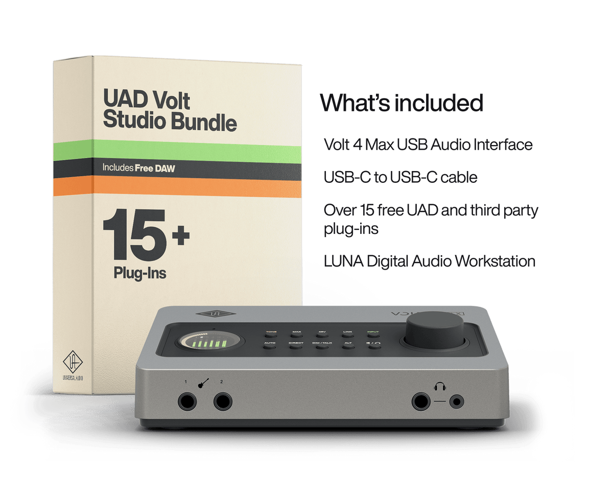 Universal Audio Volt 4 Max USB Audio Interface - product view 2
